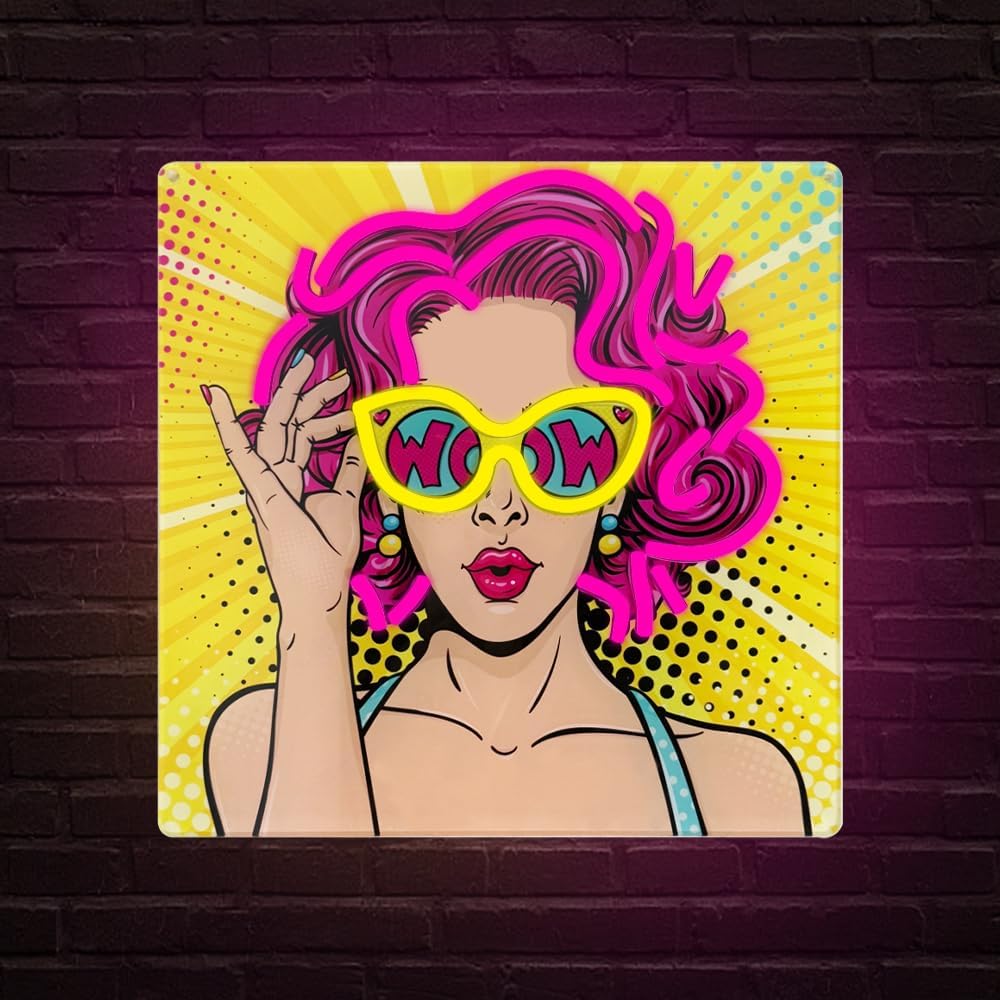 Lighting Decor Wow - Неоновые вывески «Wow Lady» для декора