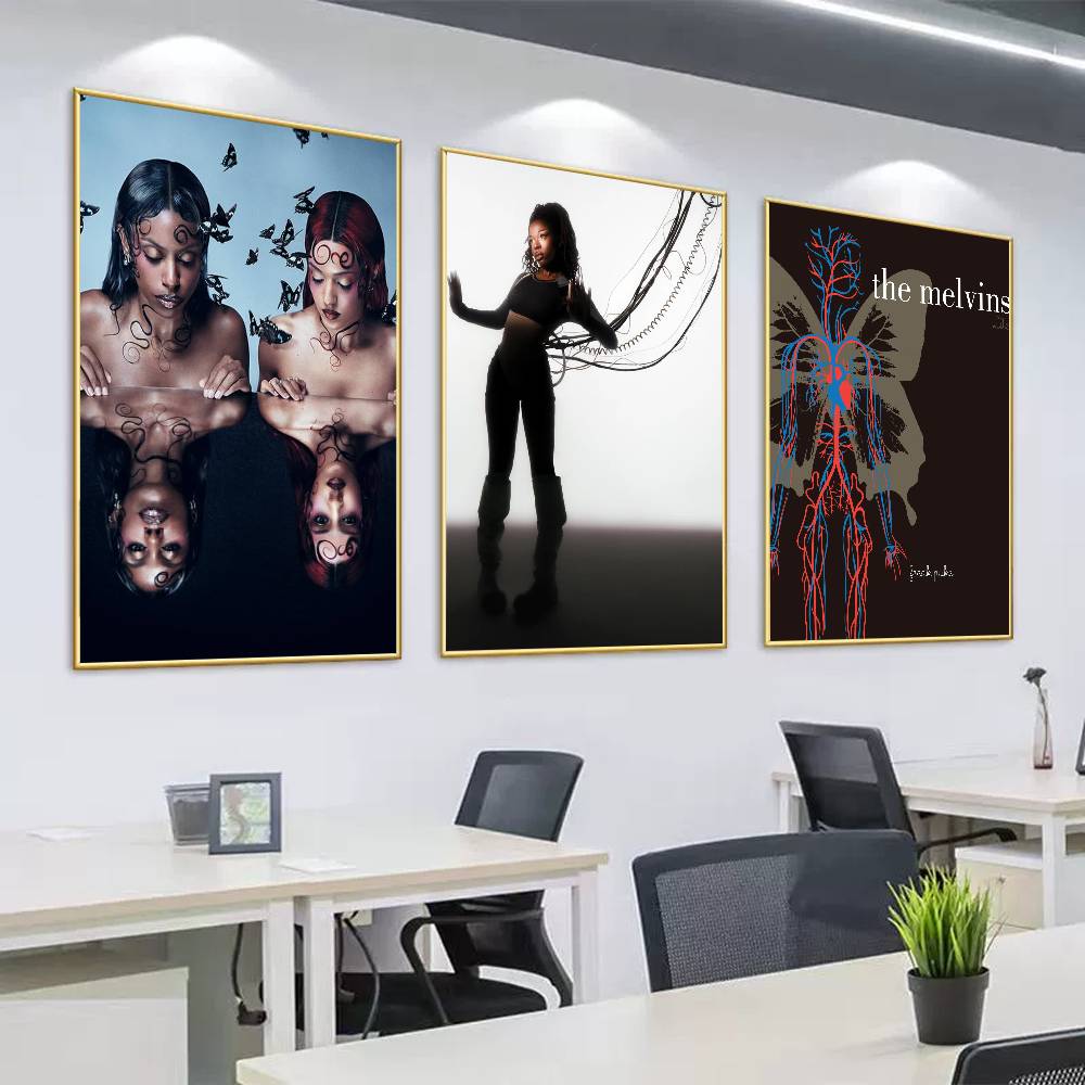 Nova Decor & Lighting Juletrelys - Постер Band N-Nova T-Twins Parasites Butterflies,