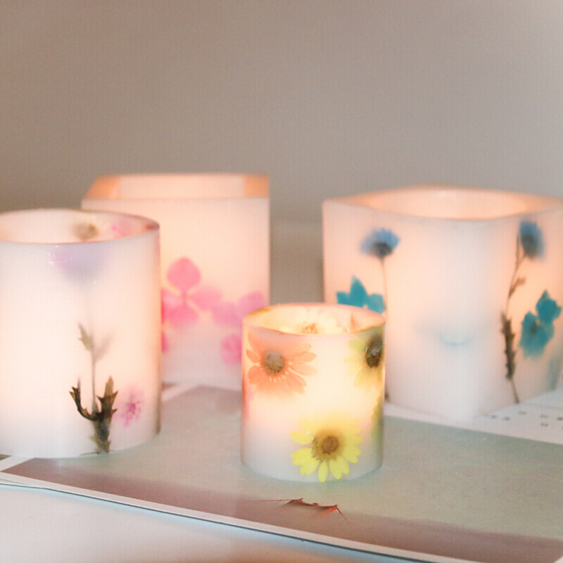 Candle Holder Set - Ветрозащитная восковая чашка, акриловая форма, полый