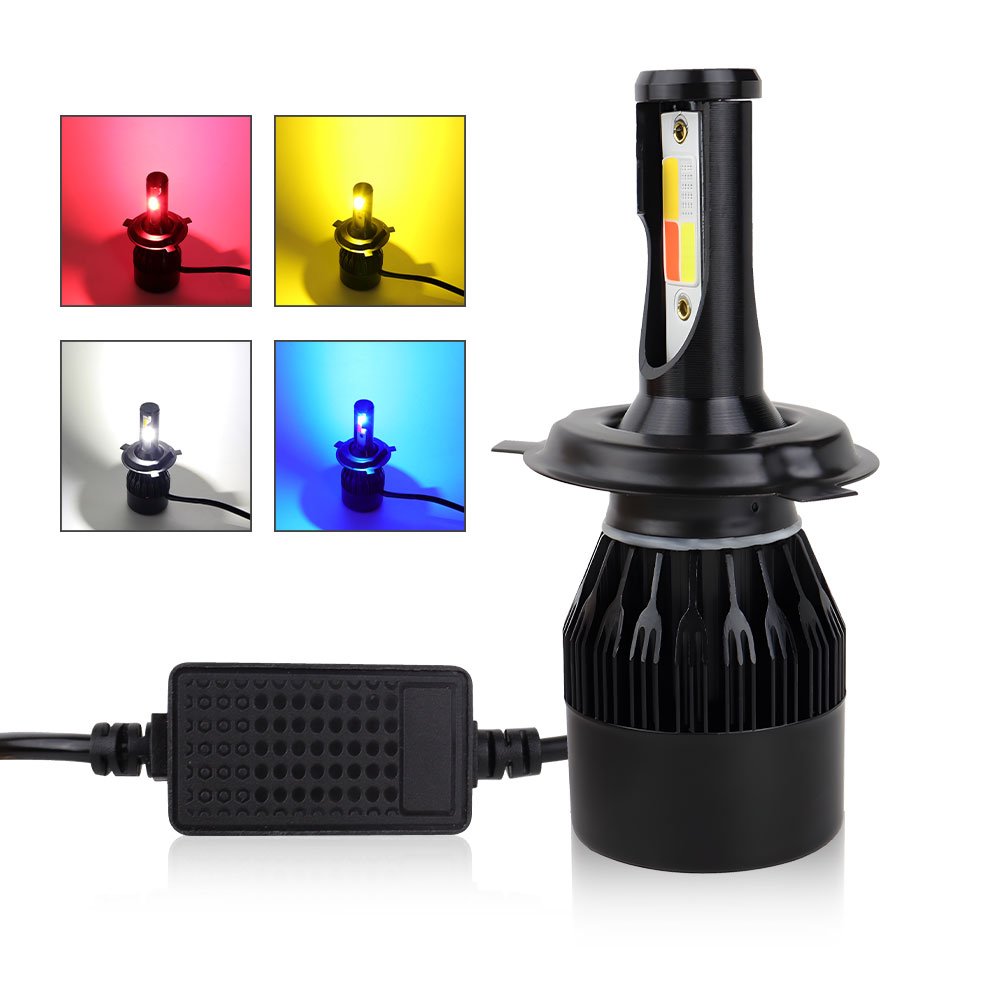 Colour Changing Bulb - Вспышка автомобильной лампы, 4 цвета, светодиодная