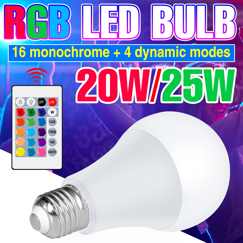 Decor Lighting Hours - RGB неоновый светильник E27 Радужная лампа