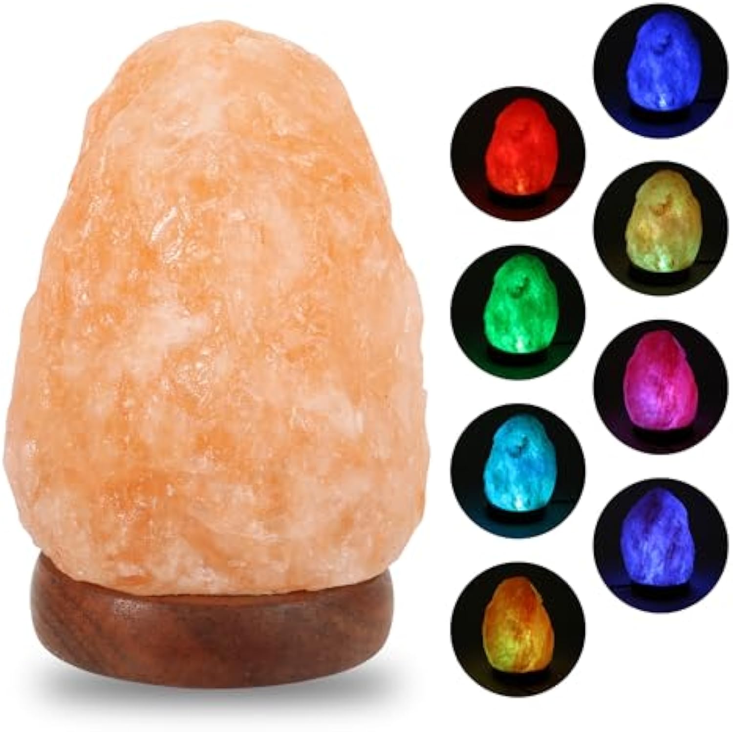 Himalayan Salt Lamp - Органическая гималайская соляная лампа с 7