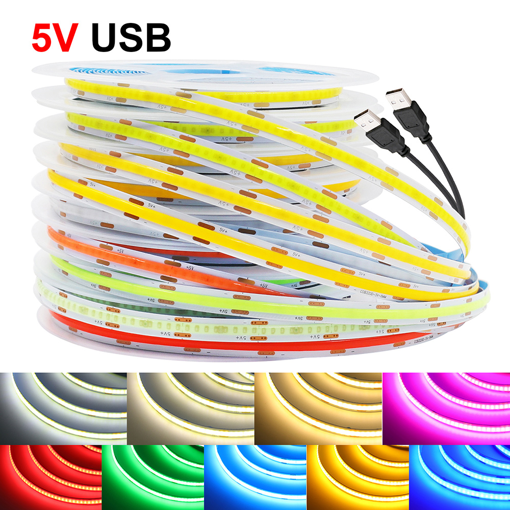 Decor Lighting Hours - Светодиодная лента COB DC 5В, 320