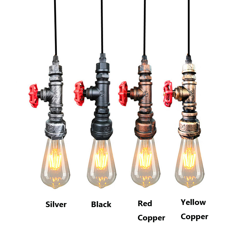 Lighting Metal Wall Decor - Ретро-лампа в стиле лофт из водопроводных
