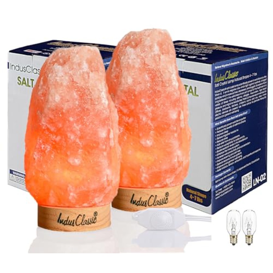 Himalayan Salt Lamp - LN-02 Набор из 2-х натуральных гималайских