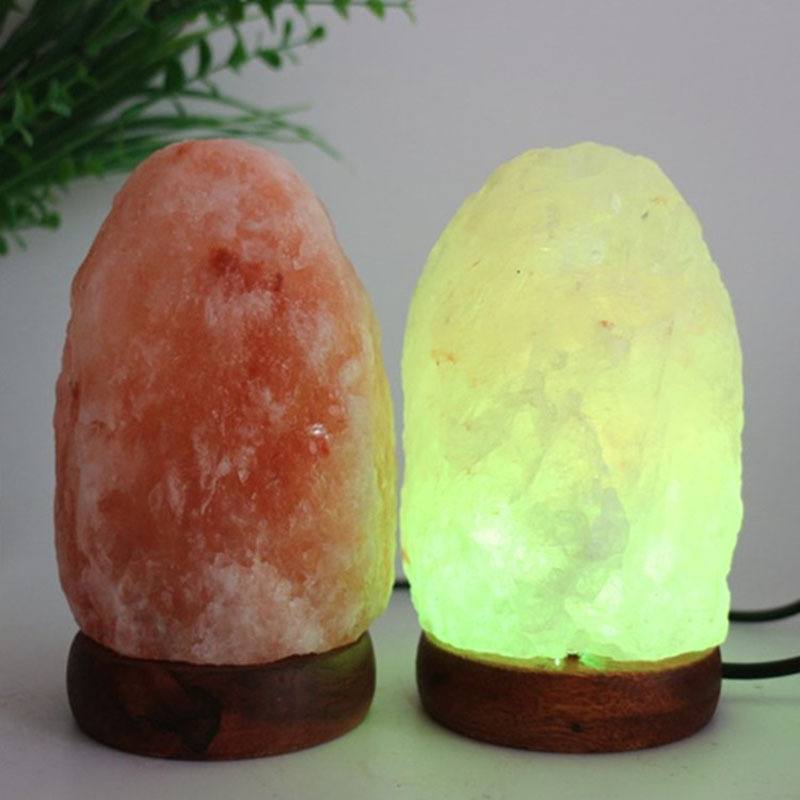 Himalayan Salt Lamp - Соляная лампа Гималайский кристалл Красочная меняющая