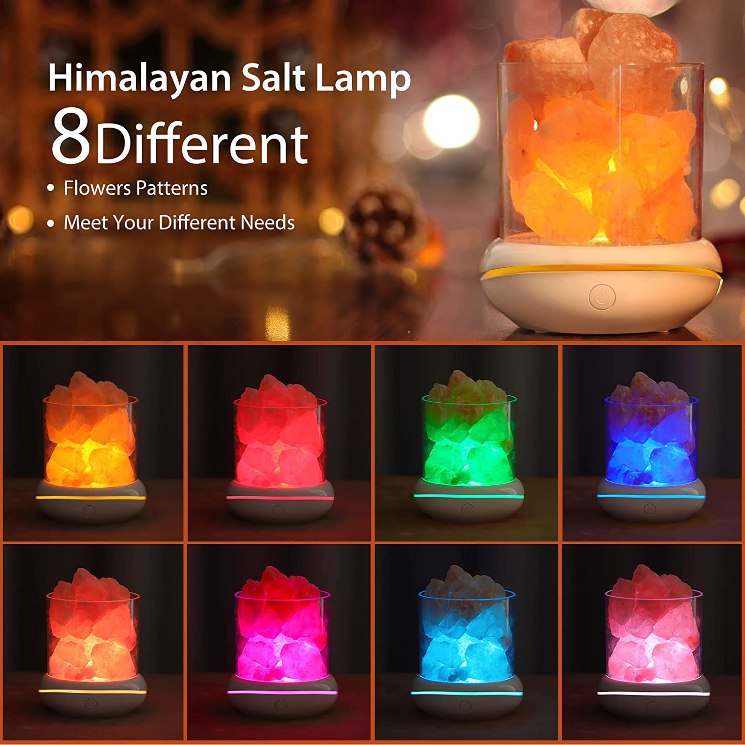 Аромалампа из натуральной гима – обзор и цена Himalayan Salt Lamp