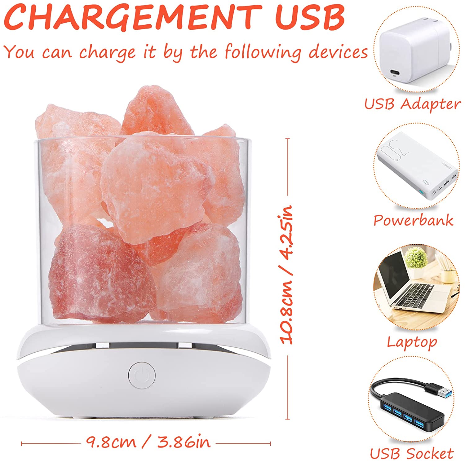 Аромалампа из натуральной гима – обзор и цена Himalayan Salt Lamp