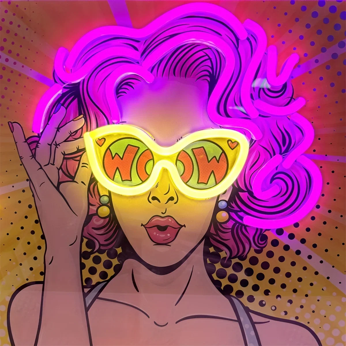 Wow Lady Pop Art Светодиодная  – обзор и цена Lighting Decor Wow