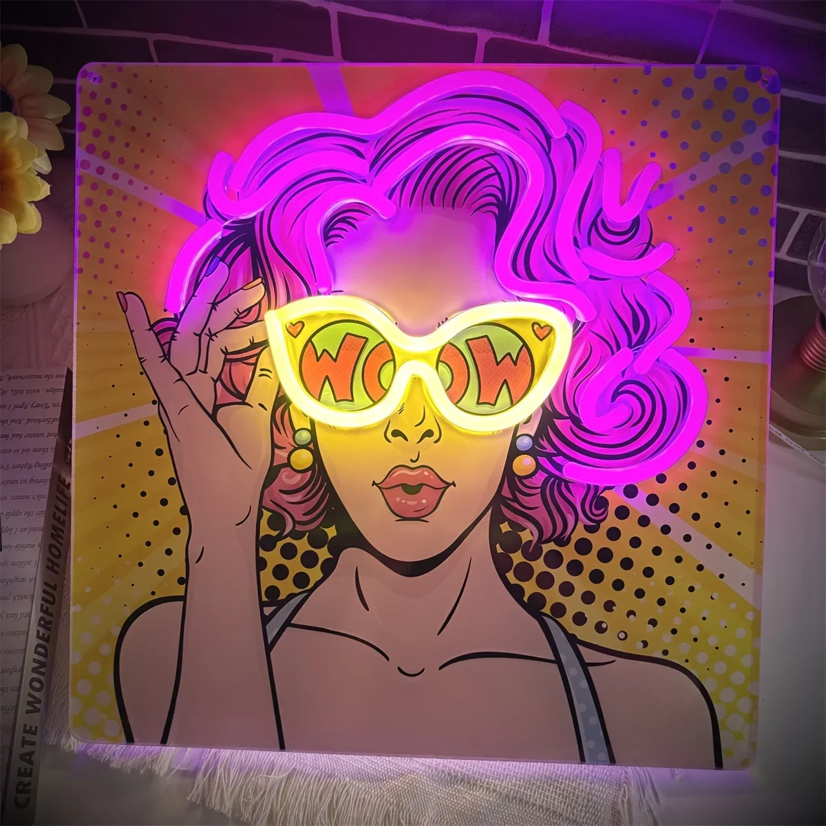 Wow Lady Pop Art Светодиодная  – обзор и цена Lighting Decor Wow