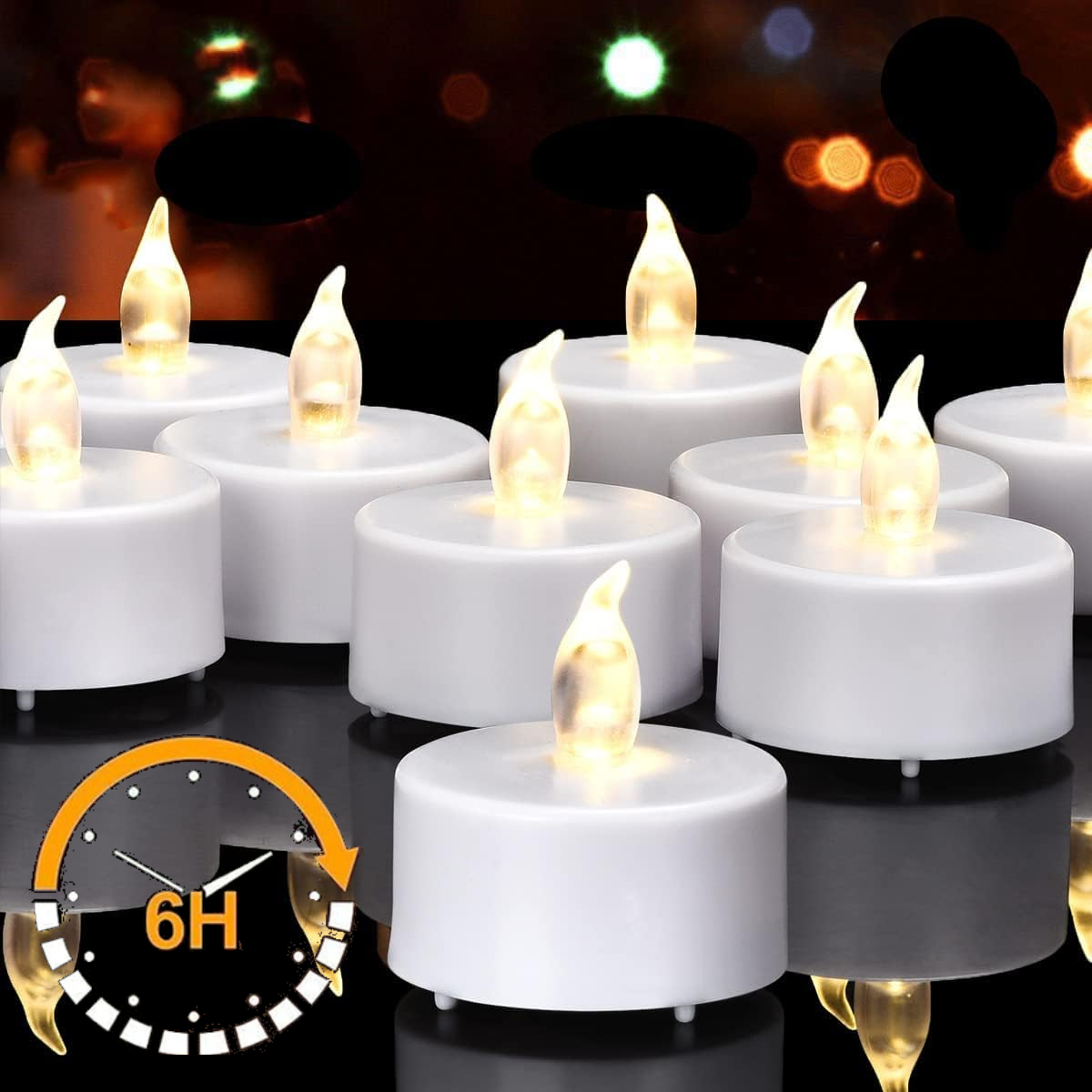 Беспламенные светодиодные чайн – обзор и цена Decor Lighting Hours