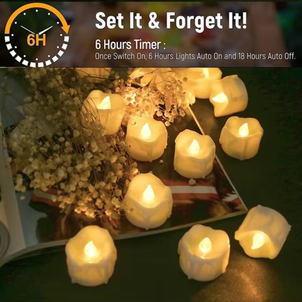 Беспламенные светодиодные чайн – обзор и цена Decor Lighting Hours