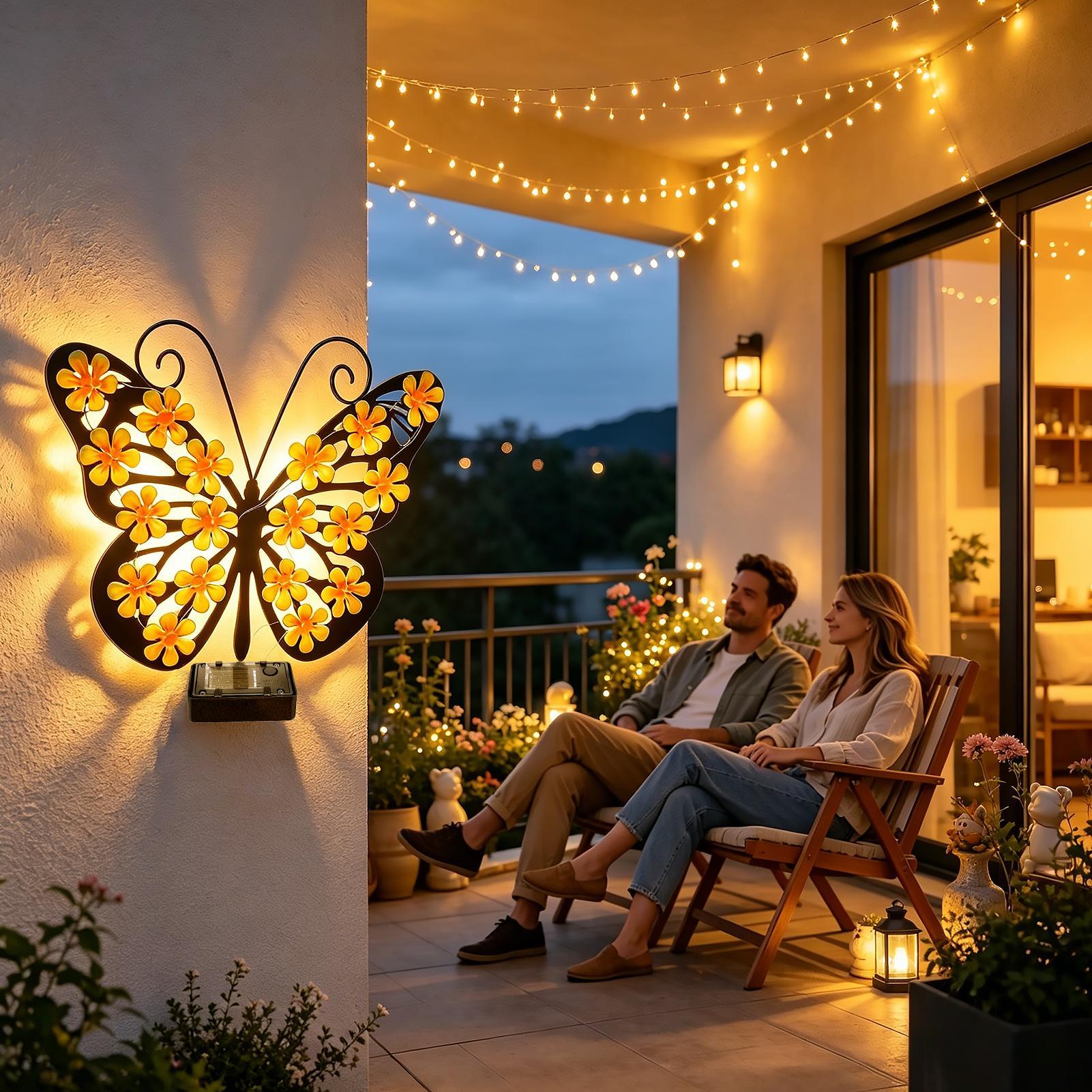 Светодиодные солнечные металли – обзор и цена Lighting Metal Wall Decor