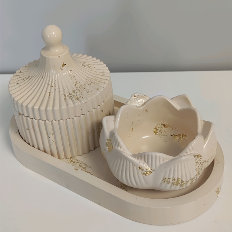 DIY подсвечник в виде лотоса,  – обзор и цена Candle Holder Set
