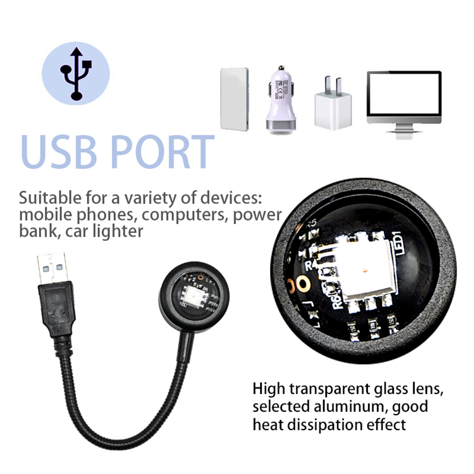 USB LED-проектор-лампа «Золото – обзор и цена Decor Lighting Hours