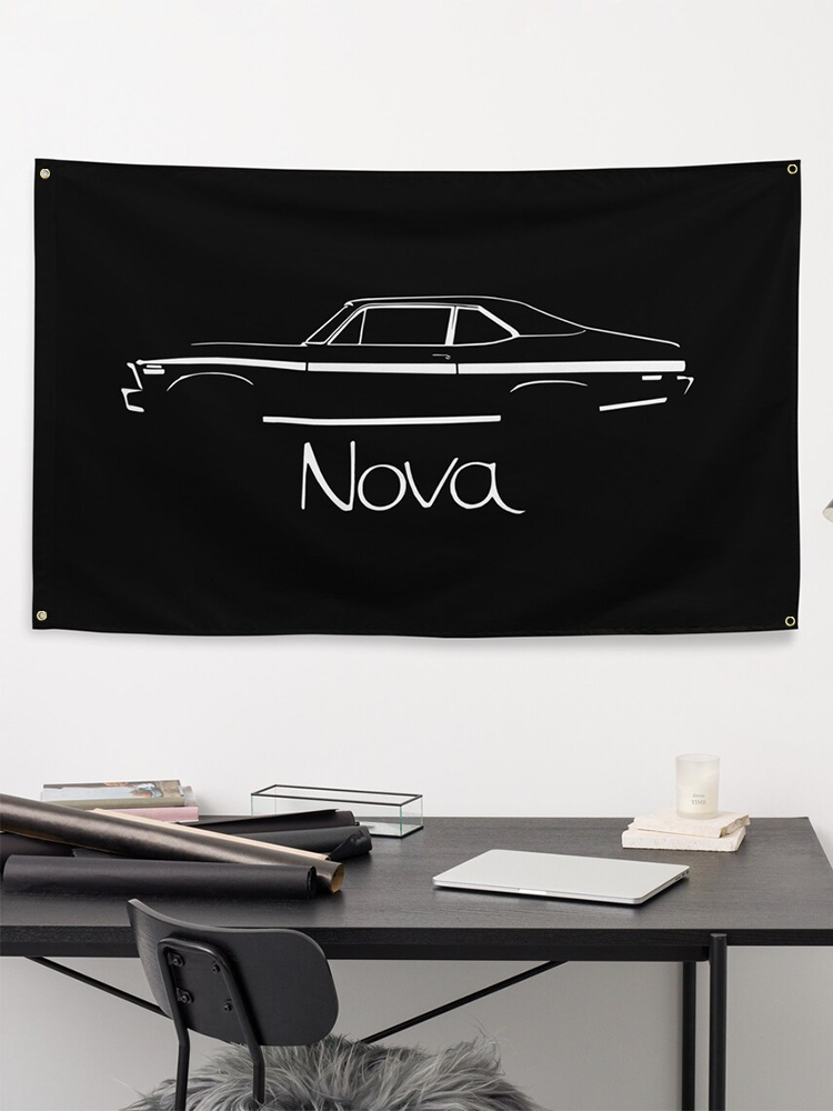 Флаг-баннер «1972 Nova Black S – обзор и цена Nova Decor & Lighting Juletrelys