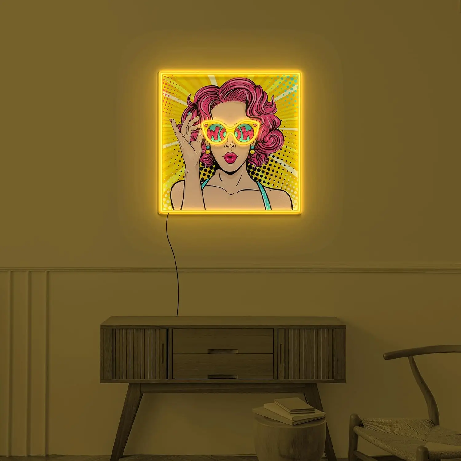 Неоновая вывеска Wow Lady UV P – обзор и цена Lighting Decor Wow