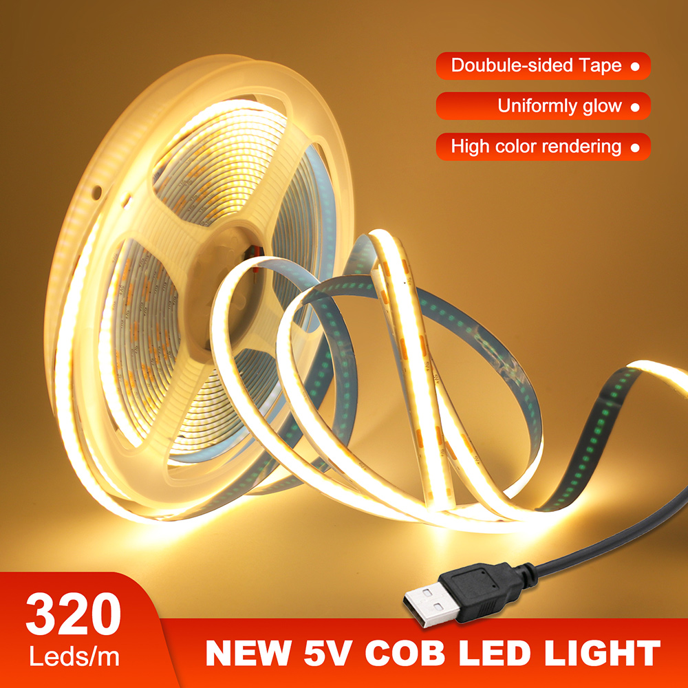 Светодиодная лента COB DC 5В,  – обзор и цена Decor Lighting Hours