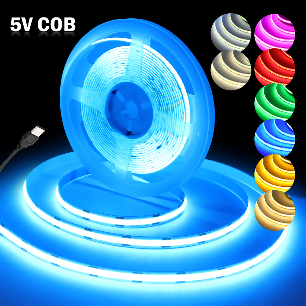 Светодиодная лента COB DC 5В,  – обзор и цена Decor Lighting Hours