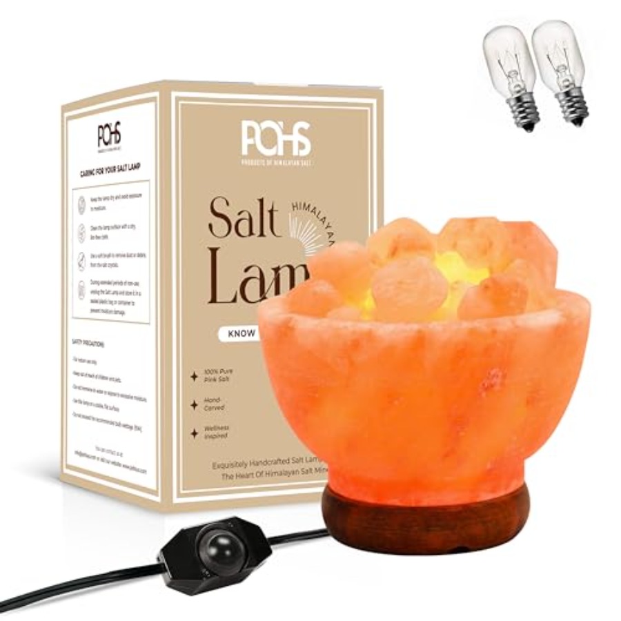 Гималайская соляная лампа-чаша – обзор и цена Himalayan Salt Lamp
