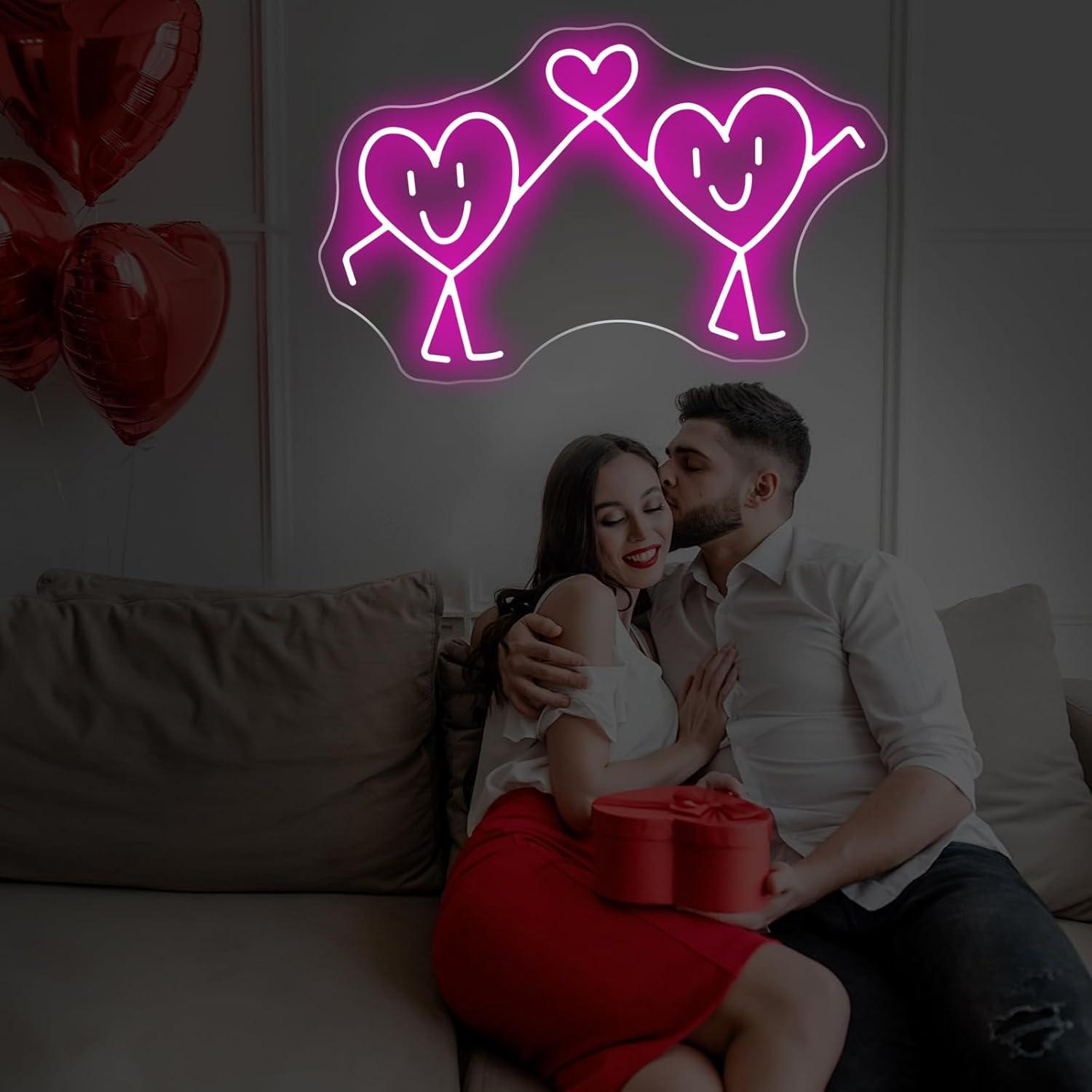 Неоновая вывеска с надписью «Л – обзор и цена Lighting Decor Wedding