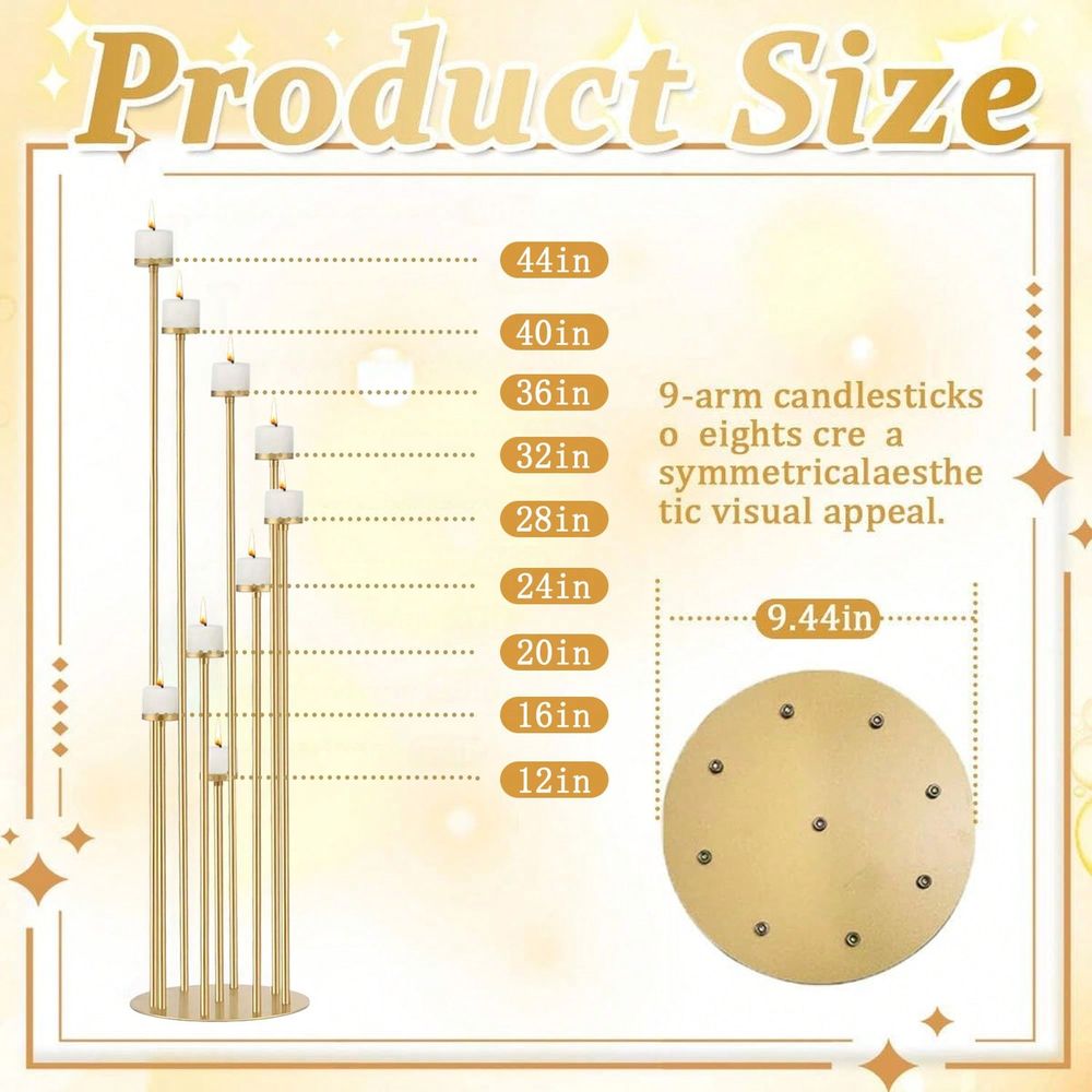 2 шт. 9-рожковые канделябры, в – обзор и цена Candle Holder Set